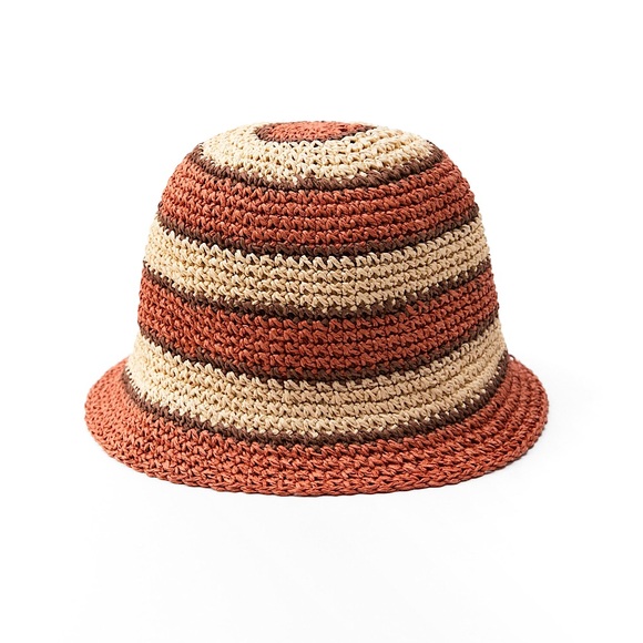 Zara Crochet Knit Bucket Hat NWT